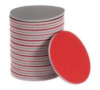 sourcing map 25pcs 1200 Grit Sanding Sponge 5 Inch Hook and Loop Sponge Sanding Disc for Orbital Sander, Wet/Dry Use Sponge Buffer for Car Wood Drywall Metal Furniture Polishing