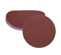sourcing map 25pcs 200mm PSA Sanding Discs, 180 Grits Aluminum Oxide Self Adhesive Stick Back Sandpapers, No-Hole Round Wet/Dry Sander Papers, Sand Auto Car Paint, Wood, Metal