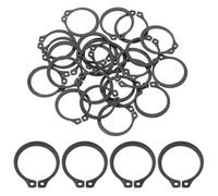 sourcing map 25Pcs 3/4" Internal Retaining Ring Circlip, 65 Mn Spring Steel Internal Circlip Snap Rings C-Clips for Grooved Shafts Studs, Black
