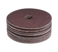 sourcing map 25pcs 60 Grit Aluminum Oxide Resin Fiber Discs 5"x7/8" Metal Sanding Grinding Discs for Angle Grinding Machine Polishing and Grinding Metals, Wood, and Fiberglass