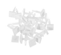 sourcing map 25Pcs Adhesive PCB Spacer, Sticky Nylon Insulated Standoffs for PCB Board Support, Supporting Height 0.62", Fits PCB Hole Dia 3mm to 3.2mm, White