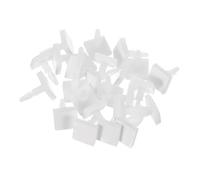 sourcing map 25Pcs Adhesive PCB Spacer, Sticky Nylon Insulated Standoffs for PCB Board Support, Supporting Height 0.37", Fits PCB Hole Dia 3mm to 3.2mm, White