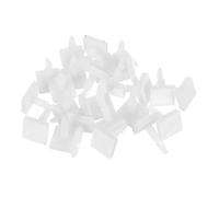 sourcing map 25Pcs Adhesive PCB Spacer, Sticky Nylon Insulated Standoffs for PCB Board Support, Supporting Height 0.43", Fits PCB Hole Dia 3mm to 3.2mm, White