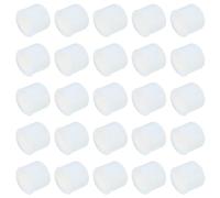 sourcing map 25pcs Auto RCA Port Duct Covers Caps Silicone Plugs Protector for DVD VCD TV Auto Video RCA Male Plug, Clear