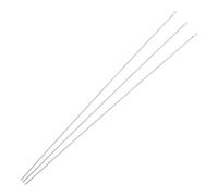 sourcing map 25Pcs Beading Needles Fine Thin Long Straight Sewing Embroidery Threads Stainless Steel 4.72 Inch 0.55mm Wire Diameter