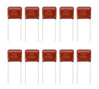 sourcing map 25pcs CBB22 Capacitor 400V 105J 1UF Metallized Polypropylene Film Capacitors