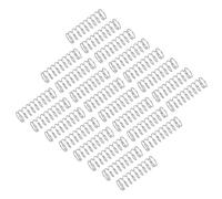 sourcing map 25Pcs Compression Spring, 304 Stainless Steel 10mm OD 0.8mm Wire 35mm Length Mechanical Spring for Shop Home Repair Project, Silver Tone