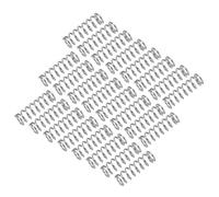 sourcing map 25Pcs Compression Spring, 304 Stainless Steel 6mm OD 0.8mm Wire 20mm Length Mechanical Spring for Shop Home Repair Project, Silver Tone