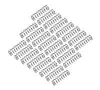 sourcing map 25Pcs Compression Spring, 304 Stainless Steel 6mm OD 1mm Wire 20mm Length Mechanical Spring for Shop Home Repair Project, Silver Tone