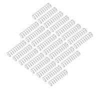 sourcing map 25Pcs Compression Spring, 304 Stainless Steel 9mm OD 0.6mm Wire 35mm Length Mechanical Spring for Shop Home Repair Project, Silver Tone