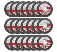 sourcing map 25pcs Cut Off Wheels 3" x 1/20" x 3/8" Ultra Thin Cut-Off Wheels rotary tool Cutting Discs General Metal Cutting Disc for Stainless Steel Cast Iron Copper, Black