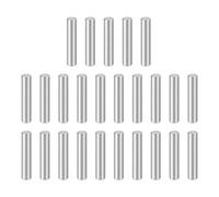 sourcing map 25pcs Dowel Pins, M4 x 20mm 304 Stainless Steel Cylindrical Shelf Support Peg Pin Rod Fasten Elements for Metal Devices Wood Furniture DIY Installation, Silver