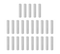 sourcing map 25pcs Dowel Pins, M5 x 35mm 304 Stainless Steel Cylindrical Shelf Support Peg Pin Rod Fasten Elements for Metal Devices Wood Furniture DIY Installation, Silver