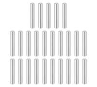 sourcing map 25pcs Dowel Pins, M5 x 40mm 304 Stainless Steel Cylindrical Shelf Support Peg Pin Rod Fasten Elements for Metal Devices Wood Furniture DIY Installation, Silver