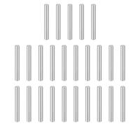 sourcing map 25pcs Dowel Pins, M6 x 50mm 304 Stainless Steel Cylindrical Shelf Support Peg Pin Rod Fasten Elements for Metal Devices Wood Furniture DIY Installation, Silver