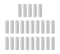 sourcing map 25pcs Dowel Pins, M8 x 35mm 304 Stainless Steel Cylindrical Shelf Support Peg Pin Rod Fasten Elements for Metal Devices Wood Furniture DIY Installation, Silver