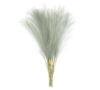 sourcing map 25pcs Faux Pampas Grass 21 Inch Artificial Fake Dried Pampas Grass Decor for Floor Vase Filler, Wedding Decoration, Home Decoration, Light Grey