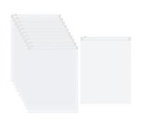 sourcing map 25pcs Frosted Zipper Plastic Bags for Clothing, 15x20cm Reclosable Zip Poly Shipping Bags for Clothes, Bags, Art Prints, Brochure, Document Packaging, 4.72 Mil