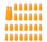 sourcing map 25pcs Insulated Take Out Bags, 4.7" x 3.9" x 11" Insulated Take Away Bags Thermal Disposable Lunch Bags Disposable Cooler Bags for Hot Cold Food Catering Grocery Picnic Orange