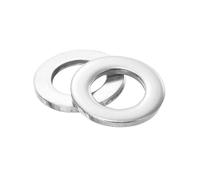 sourcing map 25Pcs M16 Flat Washer, 304 Stainless Steel 17mm ID x 30mm OD x 3mm Thick for Bolt Screw, Factories Repair, Kitchens, Shops, and Outdoor Construction, Silver