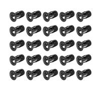 sourcing map 25Pcs M5x18 Jack Nuts, Carbon Steel Zinc Finish Threaded Insert Petal Nuts, Multi-Grip Expansion Rivet Nut Fasteners for Hollow Wall Iron Skin Line Use in Thin Soft Wall, Black