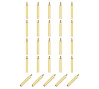 sourcing map 25Pcs Male to Female Thread Spacer Screws, M2.5 x 30mm + 6mm Brass Hex Standoff Screws PCB Motherboard for Drone Quadcopter, Computer and Circuit Board