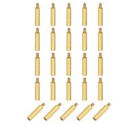 sourcing map 25Pcs Male to Female Thread Spacer Screws, M4 x 25mm + 6mm Brass Hex Standoff Screws PCB Motherboard for Drone Quadcopter, Computer and Circuit Board