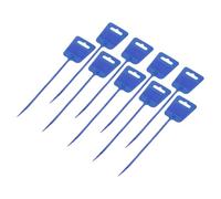sourcing map 25pcs Marker Cable Zip Ties, 10 Inch Self-Locking Nylon Labels Zip Tie Wraps, Wire Tags Zip Ties for Indoor and Outdoor, 3/16", Blue