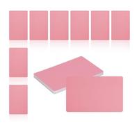 sourcing map 25Pcs Metal Business Card Blanks,1/64" Thick 3.4x2 Rose Gold Aluminum Laser Engraving Materials Unique Cards for DIY Name Cards,Credit,Luggage Tags