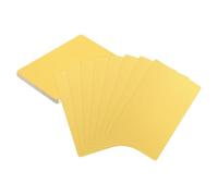 sourcing map 25pcs Metal Business Cards Blanks 3.4" x 2.1" x 0.01" Aluminum Laser Engraving Blank Name Custom Card CNC Engraving Sheets for House Office DIY Gift Plate Invitations, Light Gold
