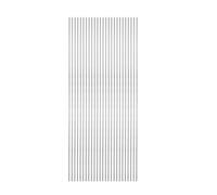 sourcing map 25pcs Metal Kebob Skewers 33cm x 2.2mm Stainless Steel Round Sticks Reusable BBQ Barbecue Skewers Outdoor Grill Grilling Stick for Meat Shrimp Fruit Vegetables