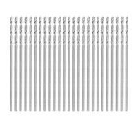 sourcing map 25pcs Micro Jobber Twist Drill Bits #72 0.6mm / 0.024" High Speed Steel HSS Mini Drilling Bit Tool for Stainless Steel Aluminum Wood Plastic