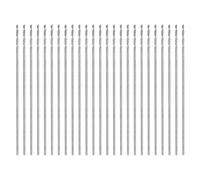 sourcing map 25pcs Micro Jobber Twist Drill Bits #80 0.35mm / 0.0138" High Speed Steel HSS Mini Drilling Bit Tool for Stainless Steel Aluminum Wood Plastic
