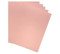 sourcing map 25PCS Mirror Board Sheets, 11.7" x 8" Metallic Cardstock Paper, 250GSM Foil Board Reflective Sheets for Gift-Wrap, Card Craft, Rose Golden