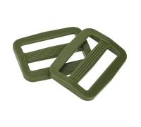 sourcing map 25Pcs Plastic Slide Buckle, 1" Tri-Glides Slides, Adjustable Webbing Buckles Fasteners for Backpack Purse Belt Webbing Strap, Light Green