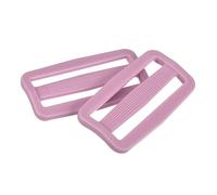 sourcing map 25Pcs Plastic Slide Buckle, 2" Tri-Glides Slides, Adjustable Webbing Buckles Fasteners for Backpack Purse Belt Webbing Strap, Light Purple