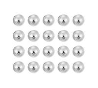 sourcing map 25pcs Precision Balls 15mm Diameter G16 Solid Chrome Steel Bearing Balls for Ball Bearing, Machinery, Automotive, and DIY