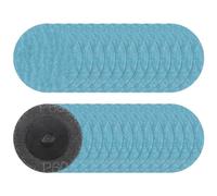 sourcing map 25pcs Quick Change Sanding Discs 2" 60 Grit R-Type Roll Lock Zirconia Conditioning Disc Sandpaper for Die Grinder Grinding Fast Cutting, Green