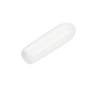 sourcing map 25pcs Rubber End Caps 3.5mm ID Vinyl Round End Cap Cover Screw Thread Protectors White