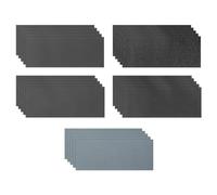 sourcing map 25pcs Sandpaper 800 1000 1500 2000 3000 High Grit 9 x 3.6 Inch Silicon Carbide Abrasive Wet Dry Sanding Sheets for Wood Finishing, Metal Sanding, Automotive Polishing