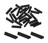 sourcing map 25pcs SD Port Duct Covers Caps Silicone Plugs Protector for Laptop Camera Female SD Plug, Black