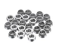 sourcing map 25Pcs Self-Clinching Nuts, 1/4"-20 x 0.26" 304 Stainless Steel Pressure Rivet Nut Mounting Hardware Fastener for Construction Industry