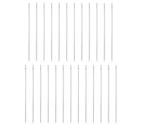 sourcing map 25pcs Sewing Needles 0.4mm Diameter 55mm (2.17") Long Ultra-Thin Stainless Steel Hand Embroidery Bead Needles for Jewelry Making DIY Crafts