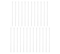 sourcing map 25pcs Sewing Needles 0.4mm Diameter 80mm (3.15") Long Ultra-Thin Stainless Steel Hand Embroidery Bead Needles for Jewelry Making DIY Crafts