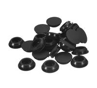 sourcing map 25Pcs Silicone Plugs,Rubber Round Hole Plugs for 15.5-17mm