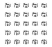 sourcing map 25pcs Wire Thread Repair Inserts M1.6 x 0.35 x 1.5D (2.4mm) Metric 304H Stainless Steel Helical Coiled Wire Screw Threaded Sleeve Sheath for Automotive Repairs