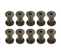 sourcing map 25Pcs Wooden Bobbins, 0.79" x 1.18"(WxH) Unfinished Wooden Spools Wire Weaving Bobbins Empty Thread Spools for Crafts DIY Art Embroidery Sewing Thread Twine, Brown