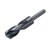 sourcing map 26.5mm Drill Bit 1/2" Reduced 3-Flat Shank M2 High-Speed Steel Nitriding Black 135° Bits for Hard Metal Stainless Steel,1pcs