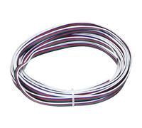 sourcing map 26 Gauge 5 Conductor Electrical Wire Tinned Copper Cable 25FT Flexible Stranded Hook-up Wire for LED Strips Lamps Residential Wiring Car Circuit