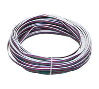 sourcing map 26 Gauge 5 Conductor Electrical Wire Tinned Copper Cable 49FT Flexible Stranded Hook-up Wire for LED Strips Lamps Residential Wiring Car Circuit